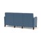 Lesro Siena Lounge Reception 3 Seat Tandem Seating No Center Arms, Walnut, MD Titan Upholstery SN3101 - alternate 2